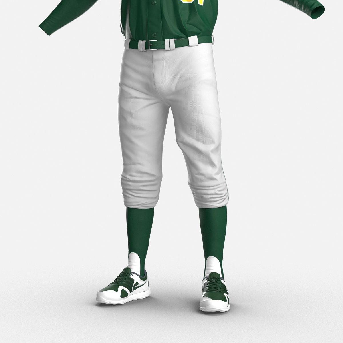 Baseball Player Outfit Generic 3 3D