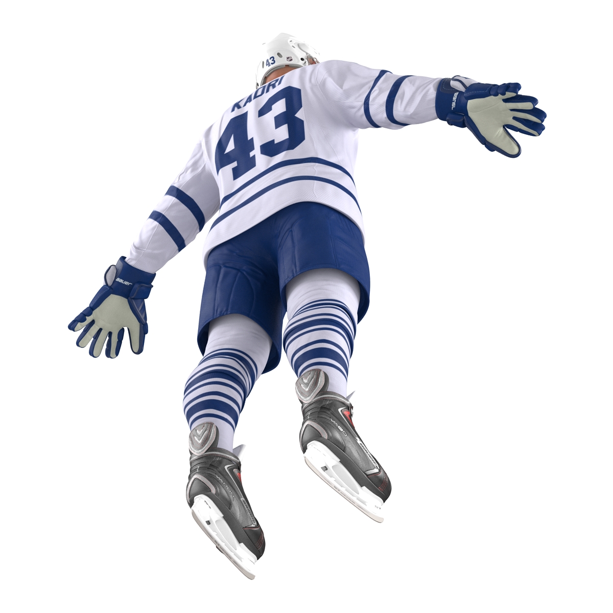 3D Hockey Player Toronto Maple Leafs model