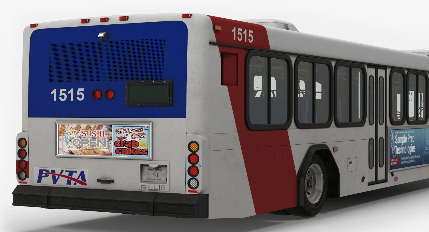 3D model Gillig Low Floor Bus