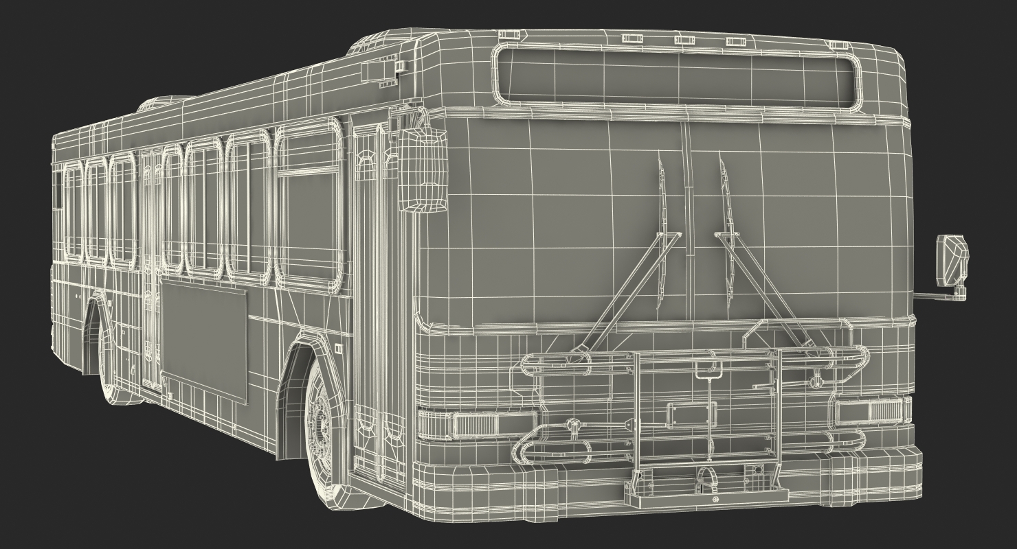 3D model Gillig Low Floor Bus