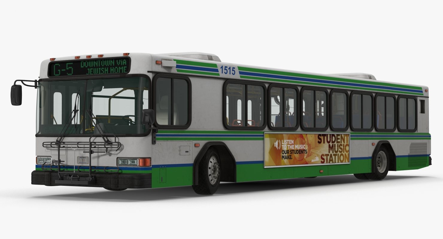 3D model Gillig Low Floor Advantage Bus