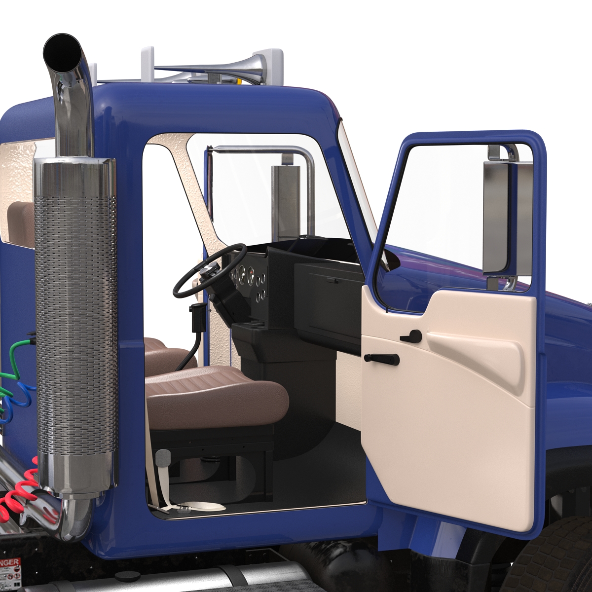 Truck Mack Rigged 3D