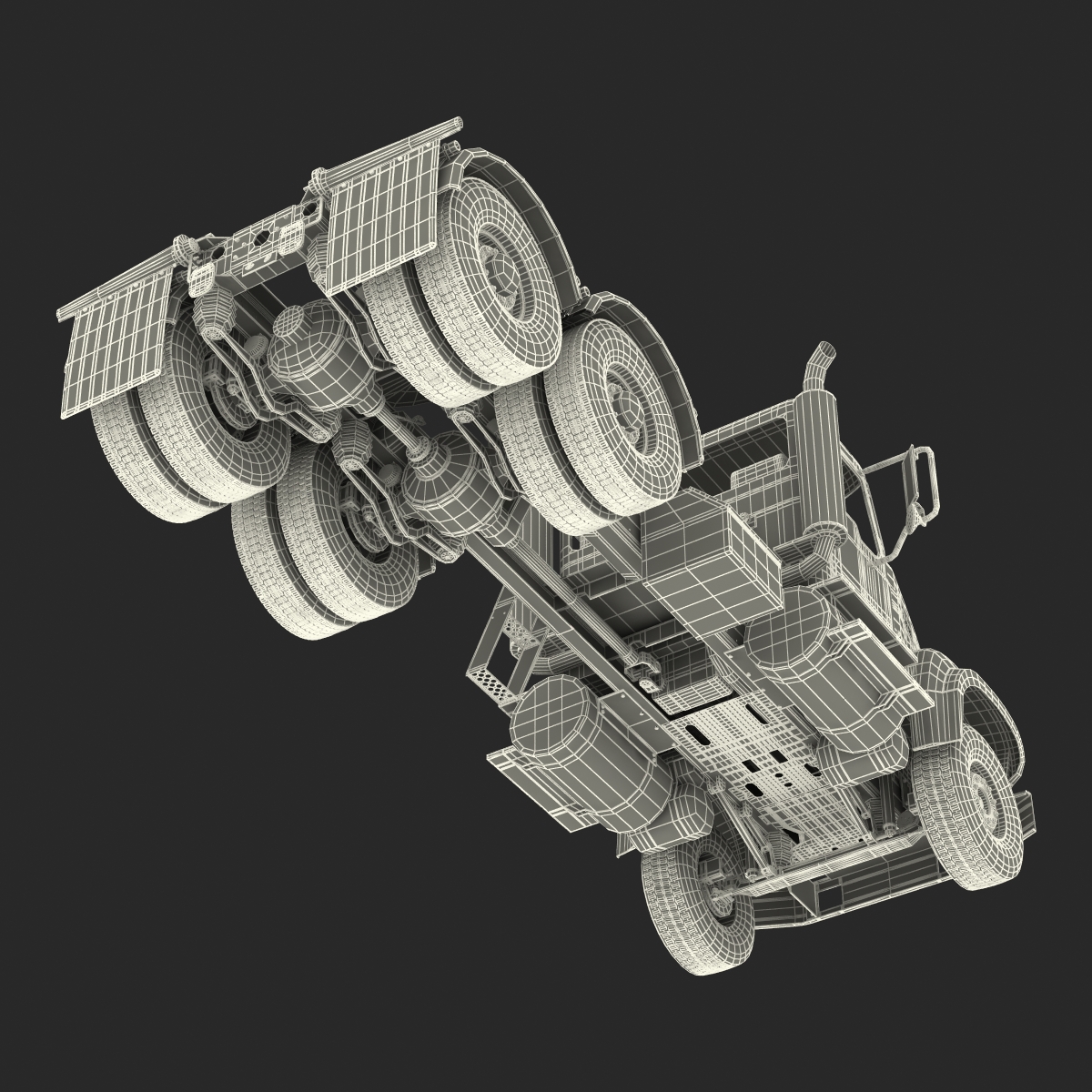 Truck Mack Rigged 3D