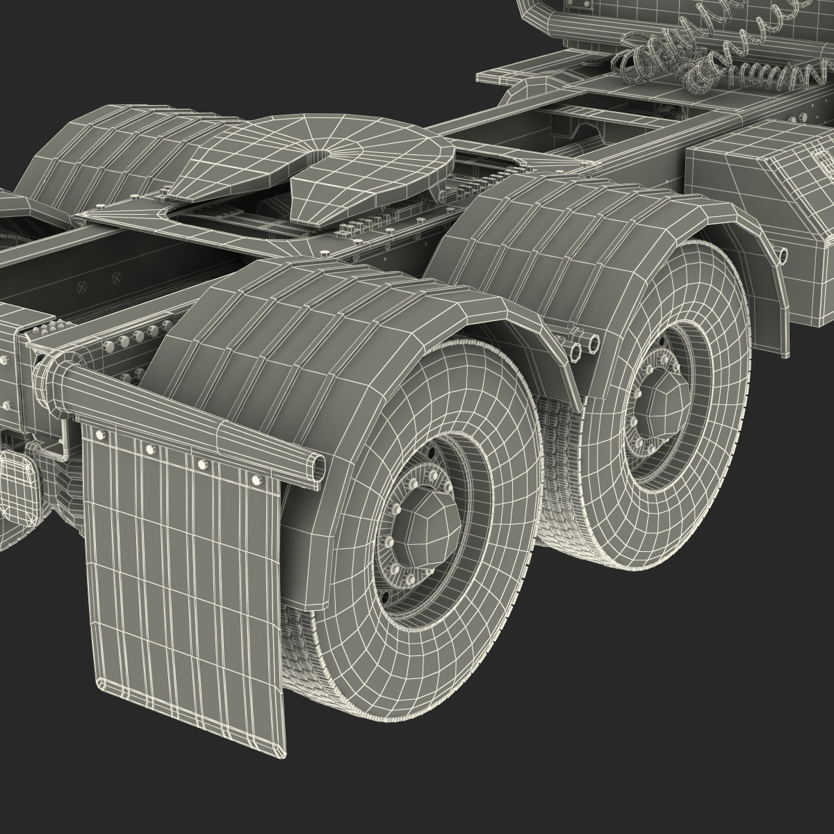 Truck Mack Rigged 3D