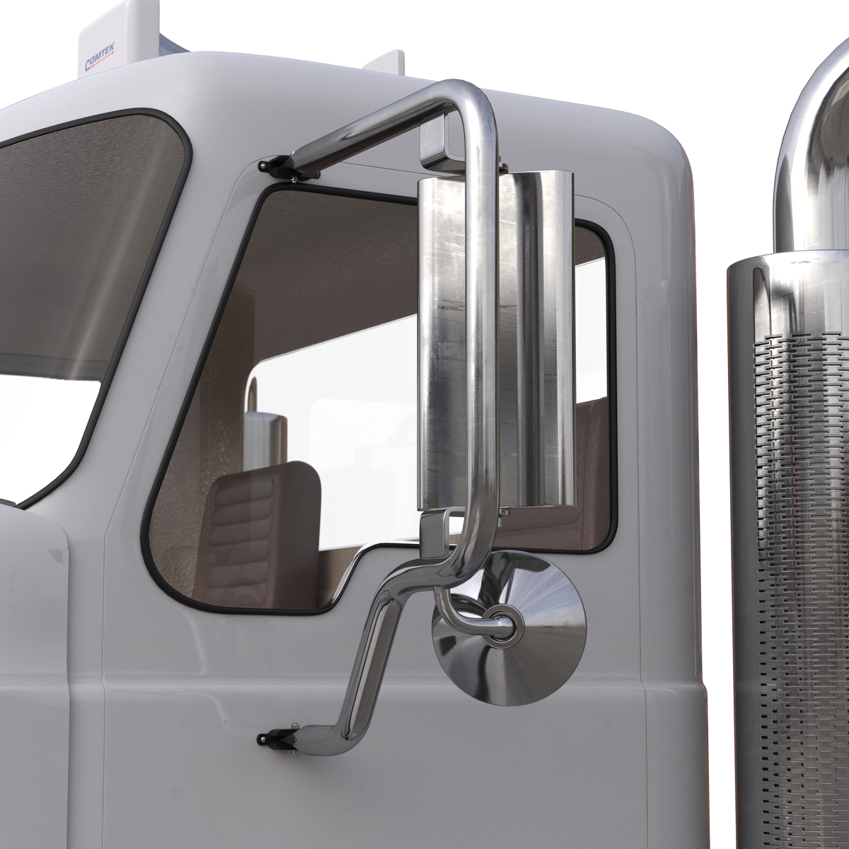 3D Truck Mack Simple Interior