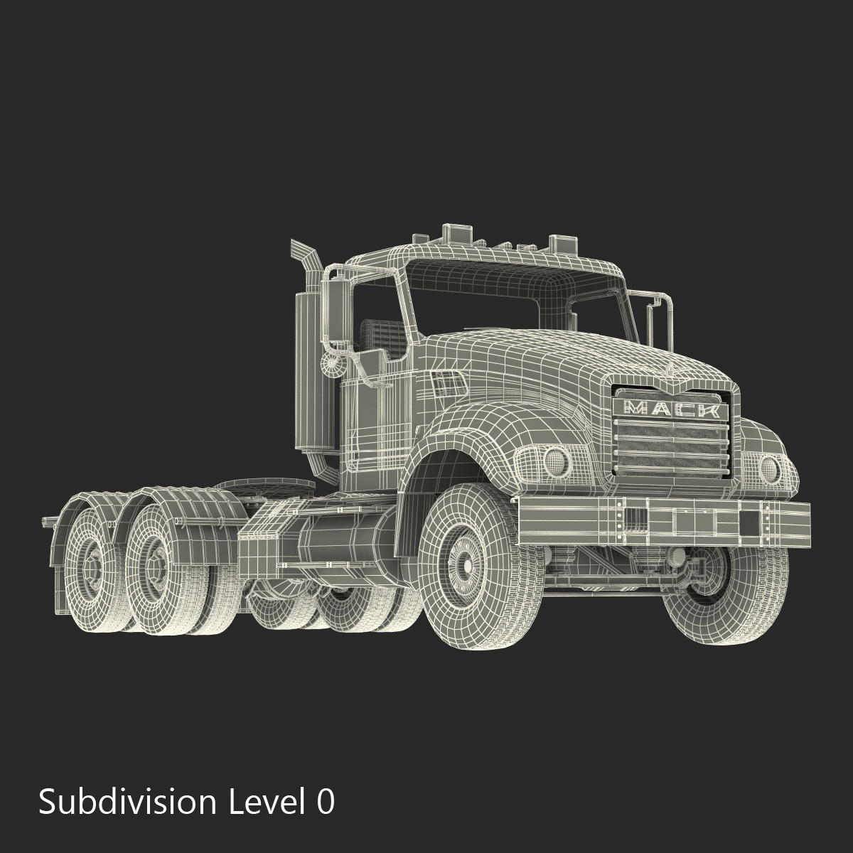 3D model Truck Mack