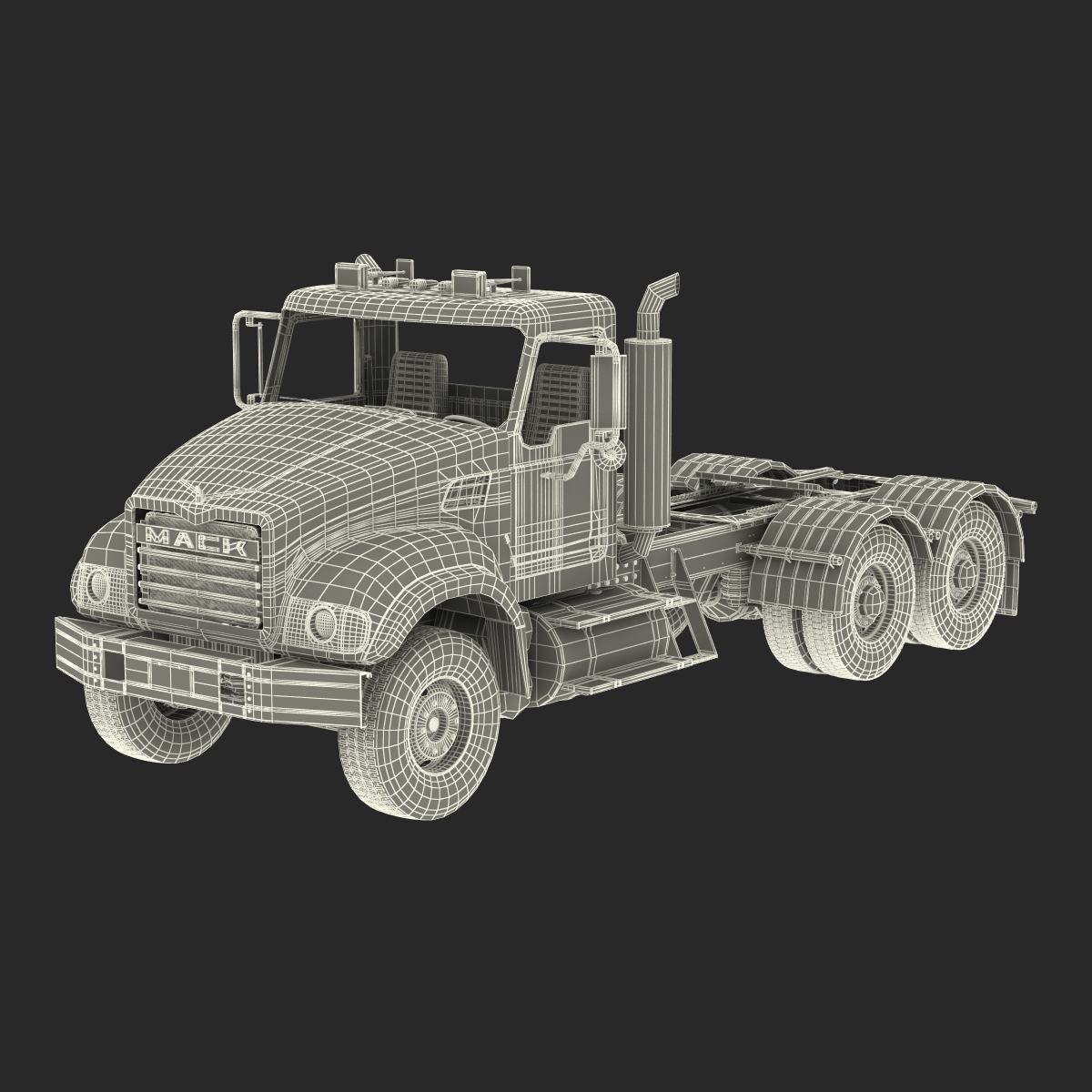 3D model Truck Mack