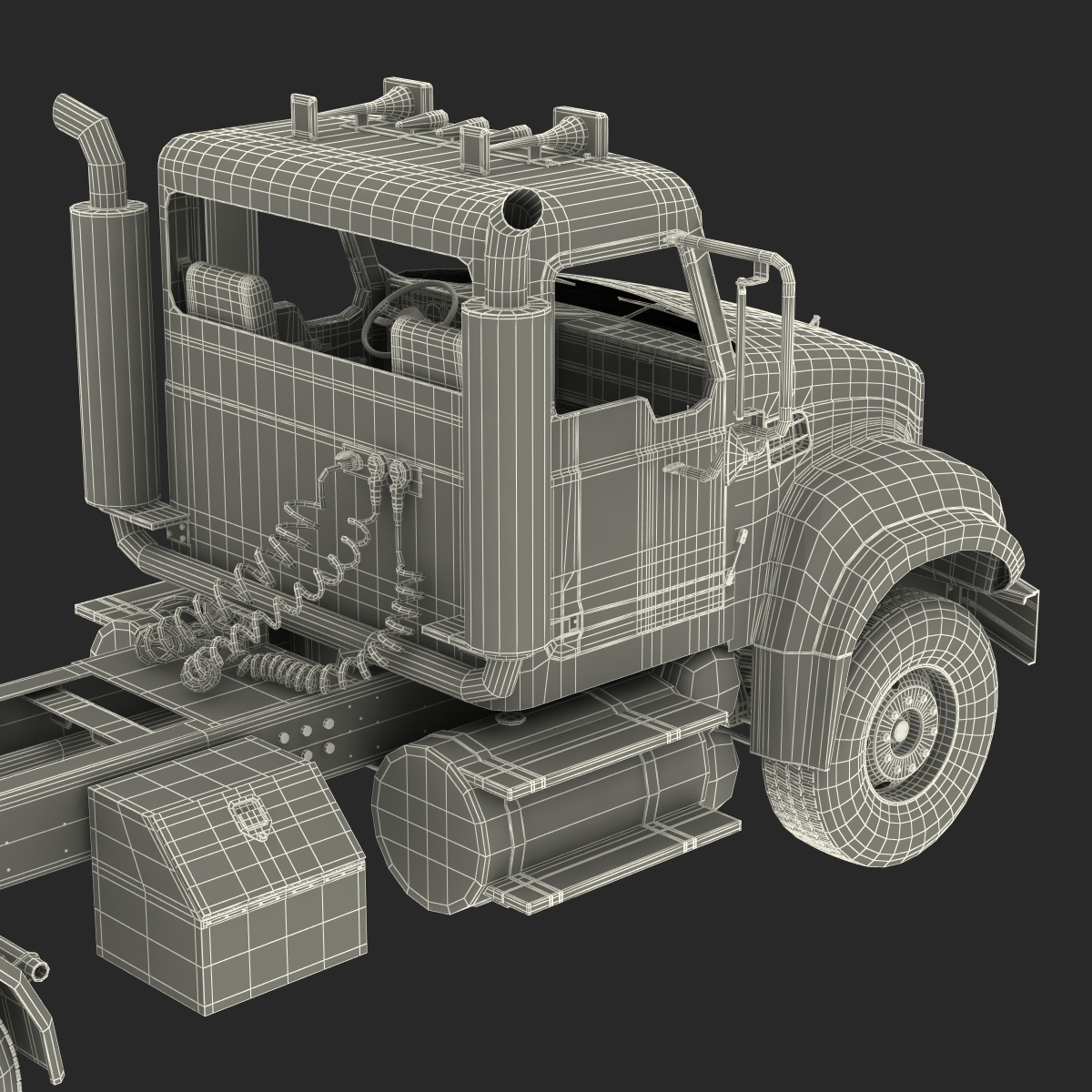 3D model Truck Mack