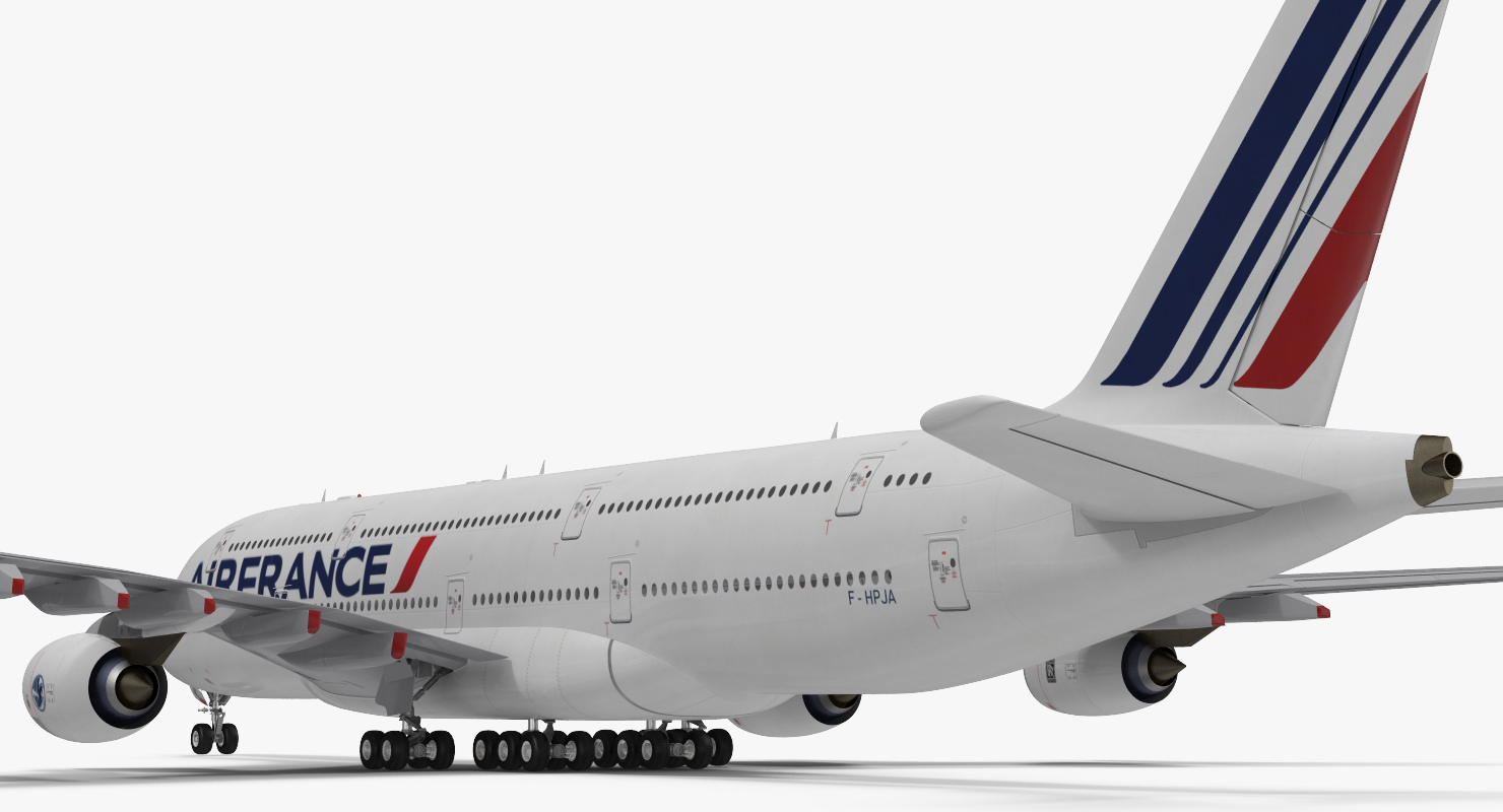 Airbus A380 1000 Air France 3D