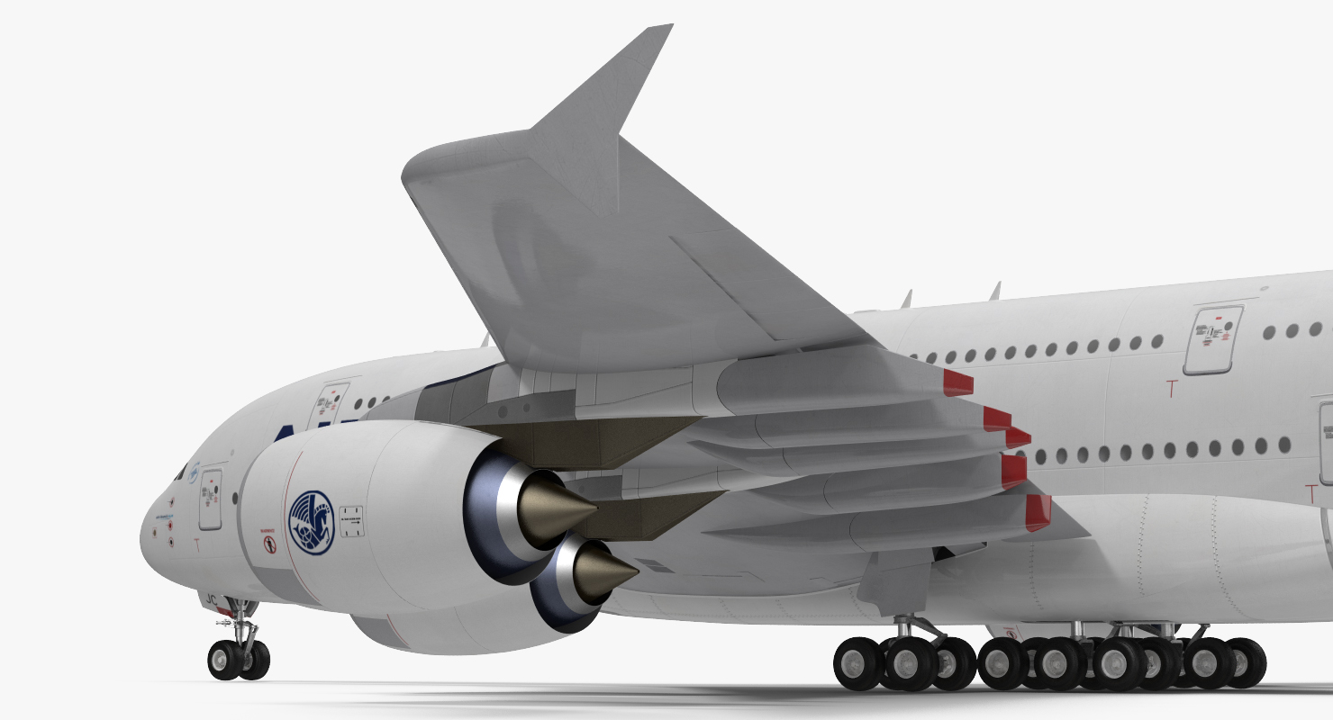 Airbus A380 1000 Air France 3D