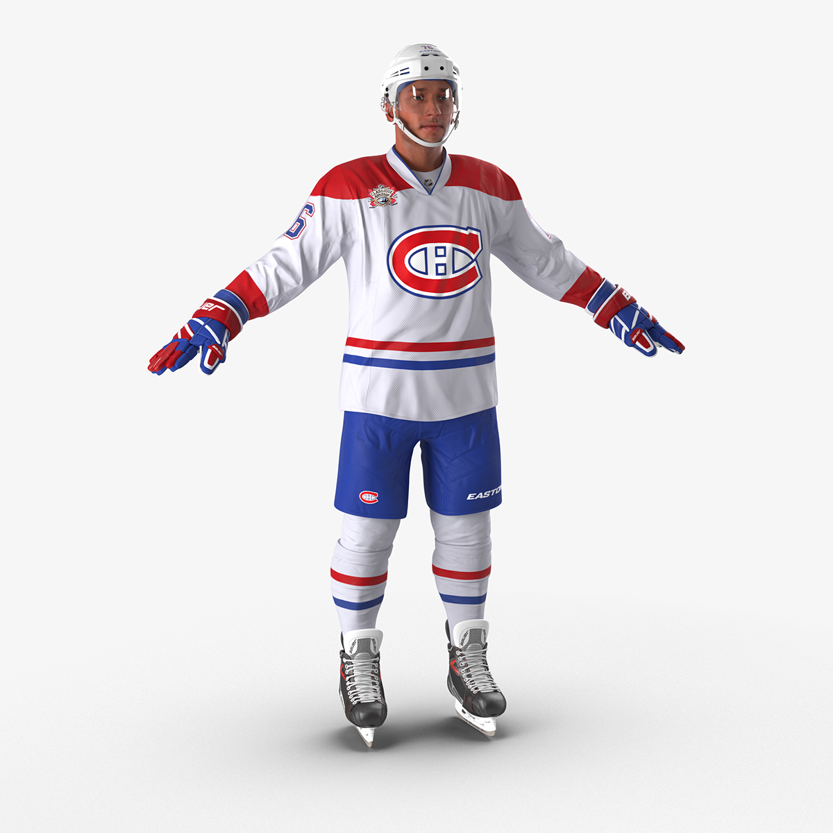 Hockey Player Montreal Canadiens 3D