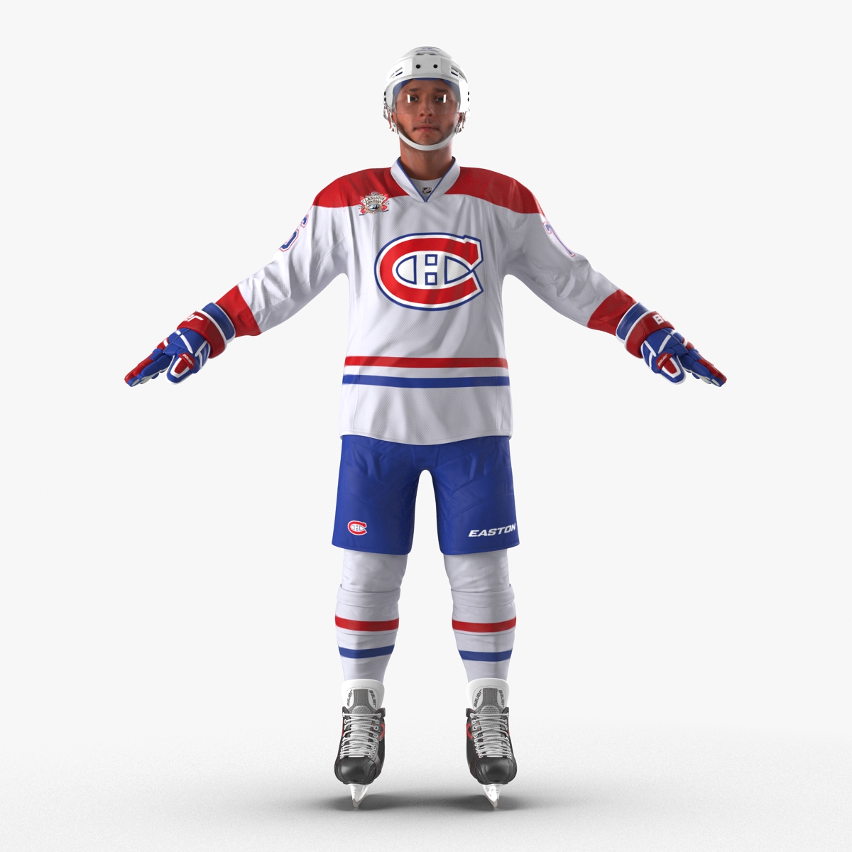 Hockey Player Montreal Canadiens 3D