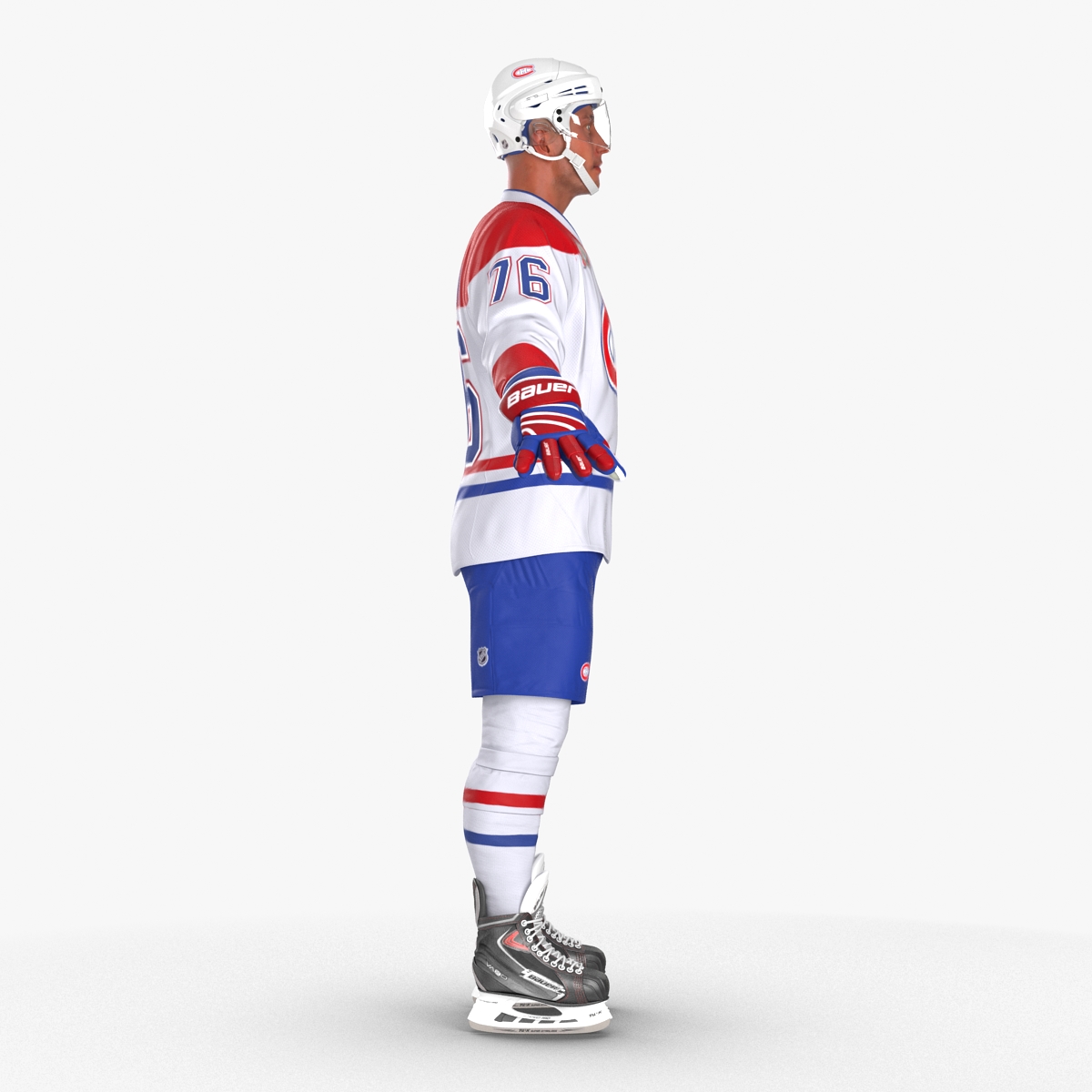 Hockey Player Montreal Canadiens 3D