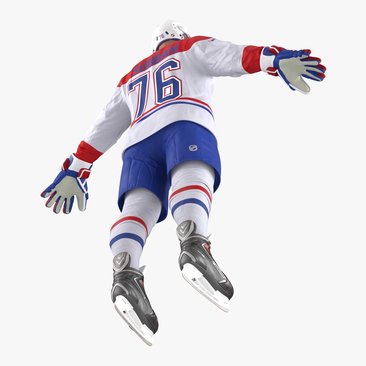 Hockey Player Montreal Canadiens 3D