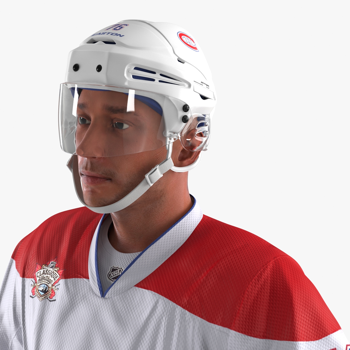 Hockey Player Montreal Canadiens 3D