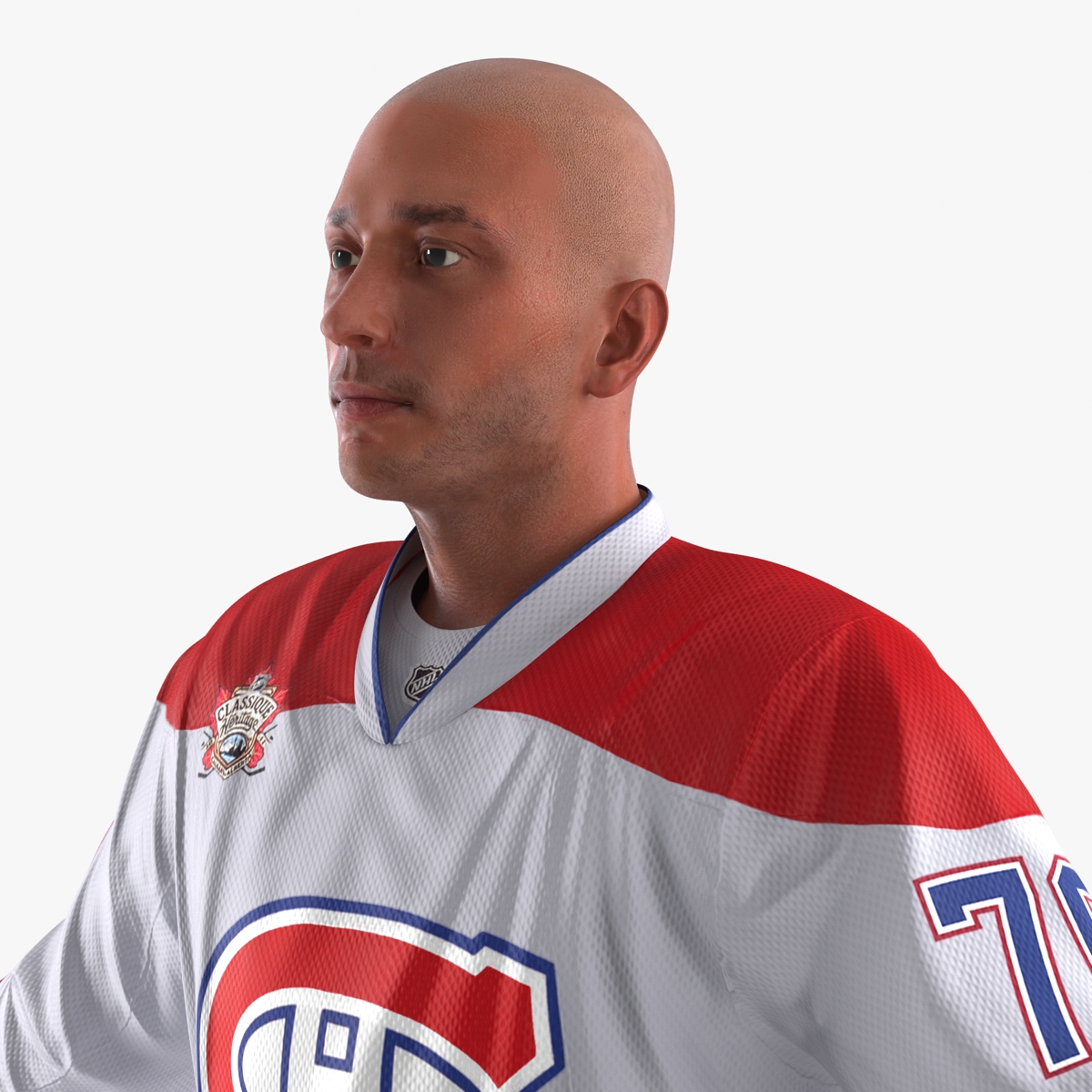 Hockey Player Montreal Canadiens 3D