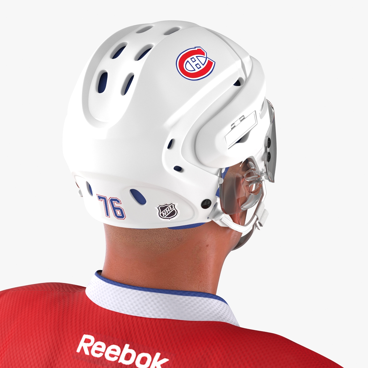 Hockey Player Montreal Canadiens 3D