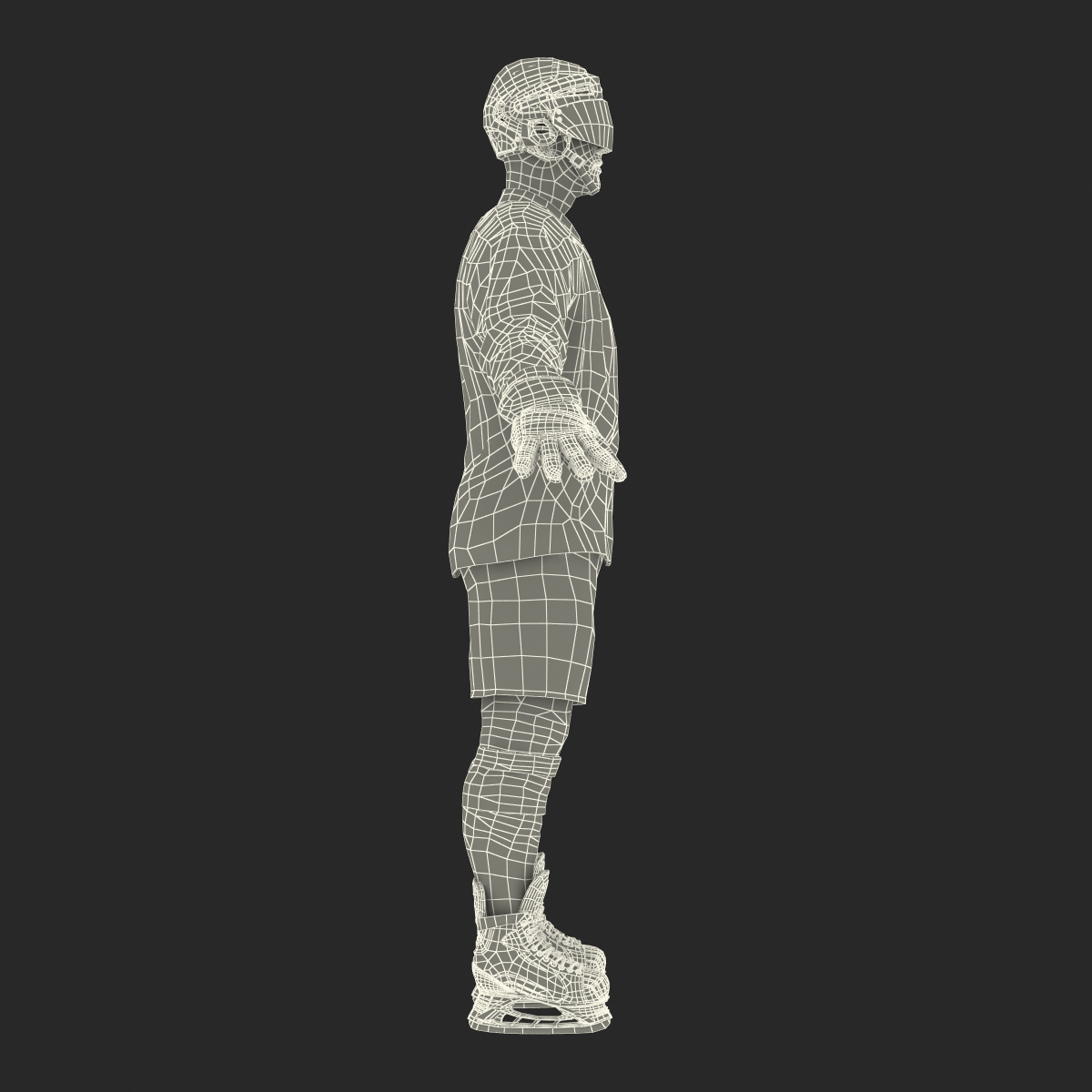 Hockey Player Montreal Canadiens 3D