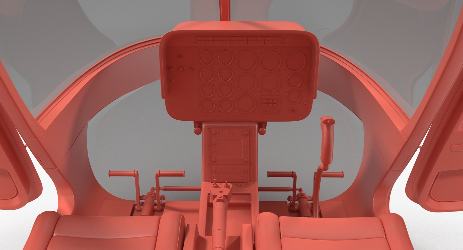 3D model Bell 206 JetRanger Rigged