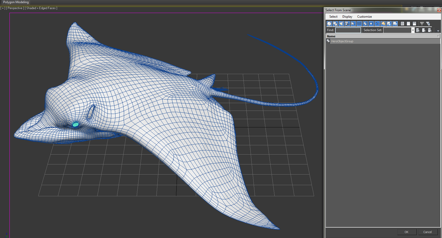 3D Eagle Ray Pose 3