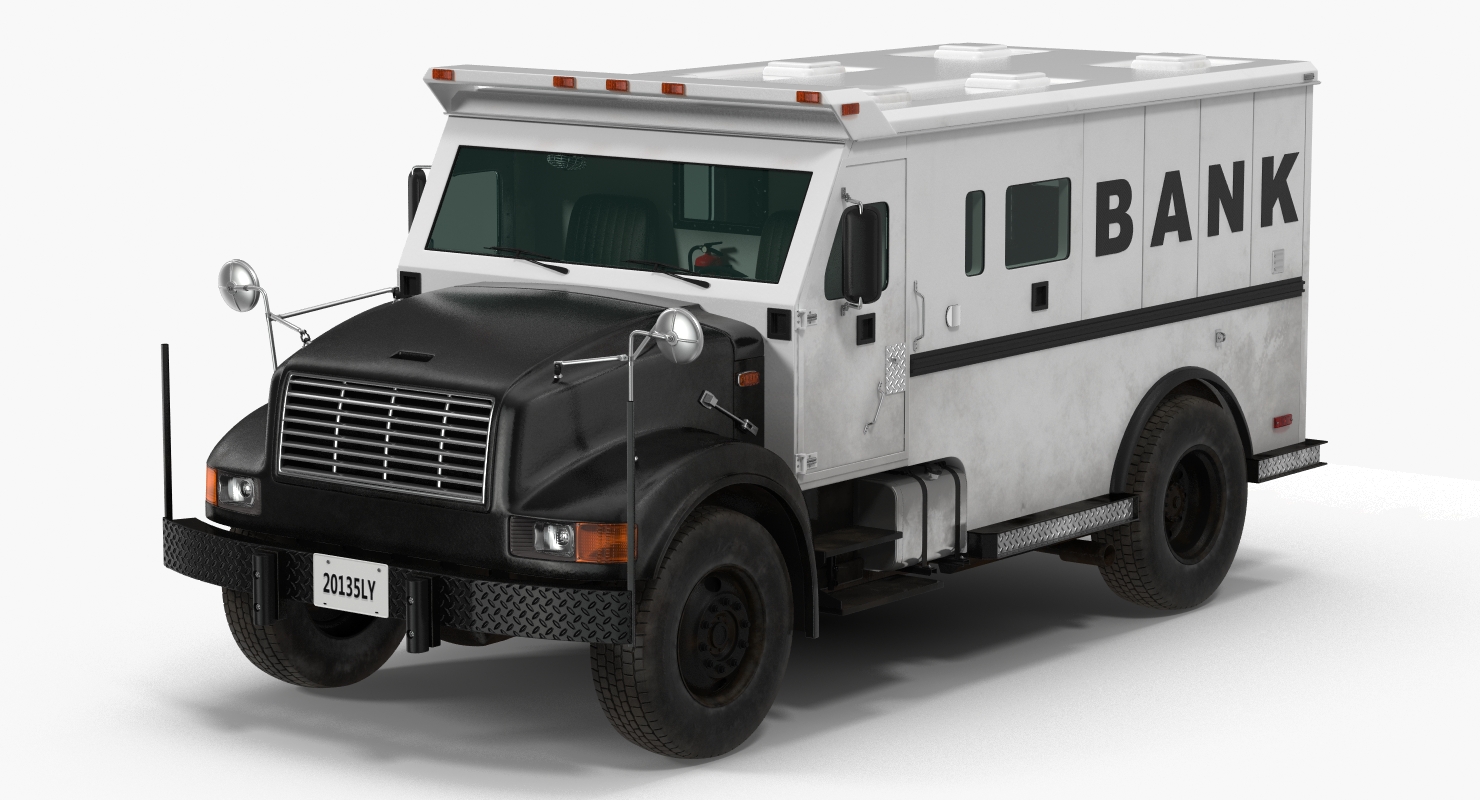 3D Bank Armored Car 2 model