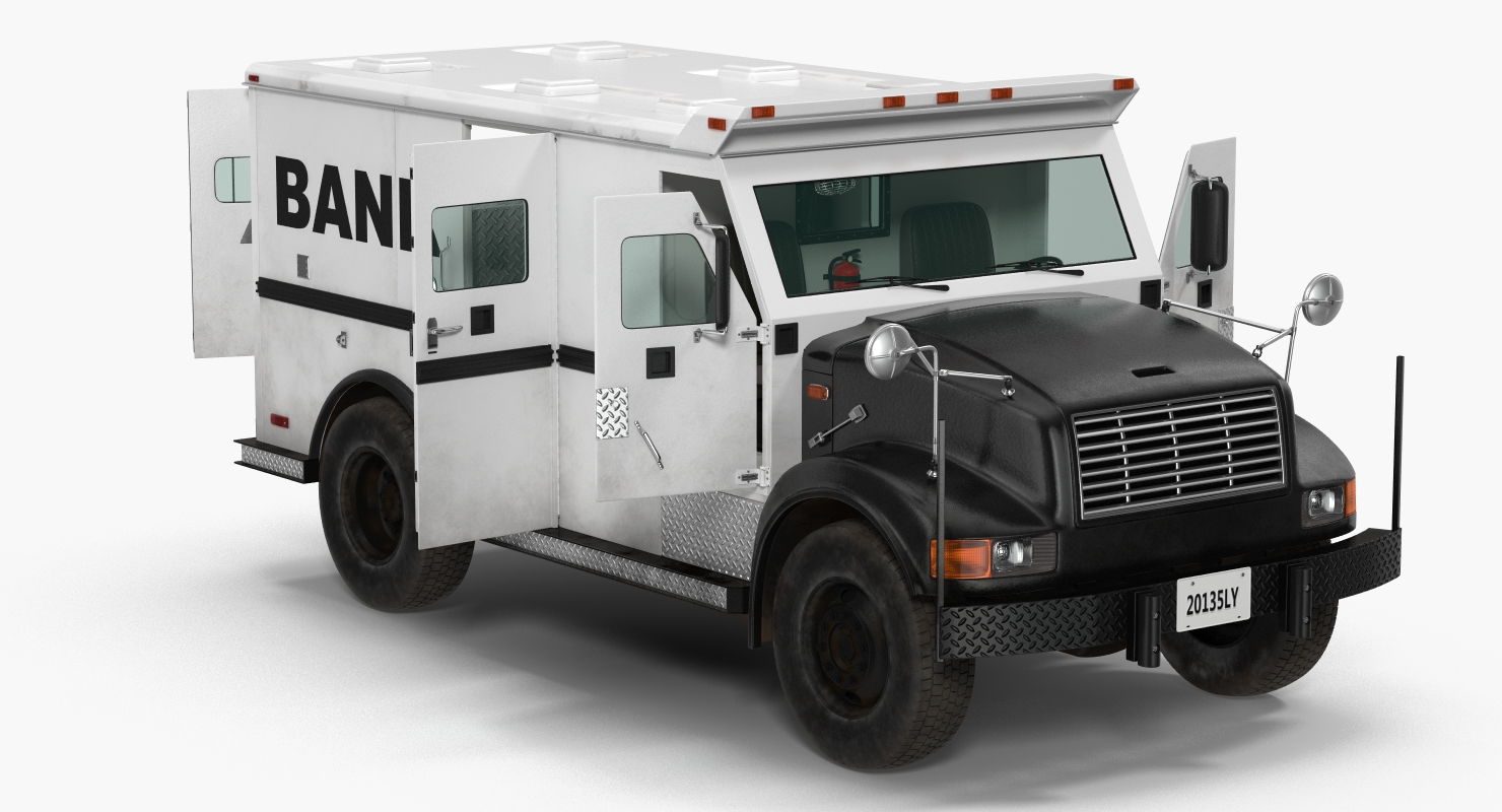 3D Bank Armored Car 2 model