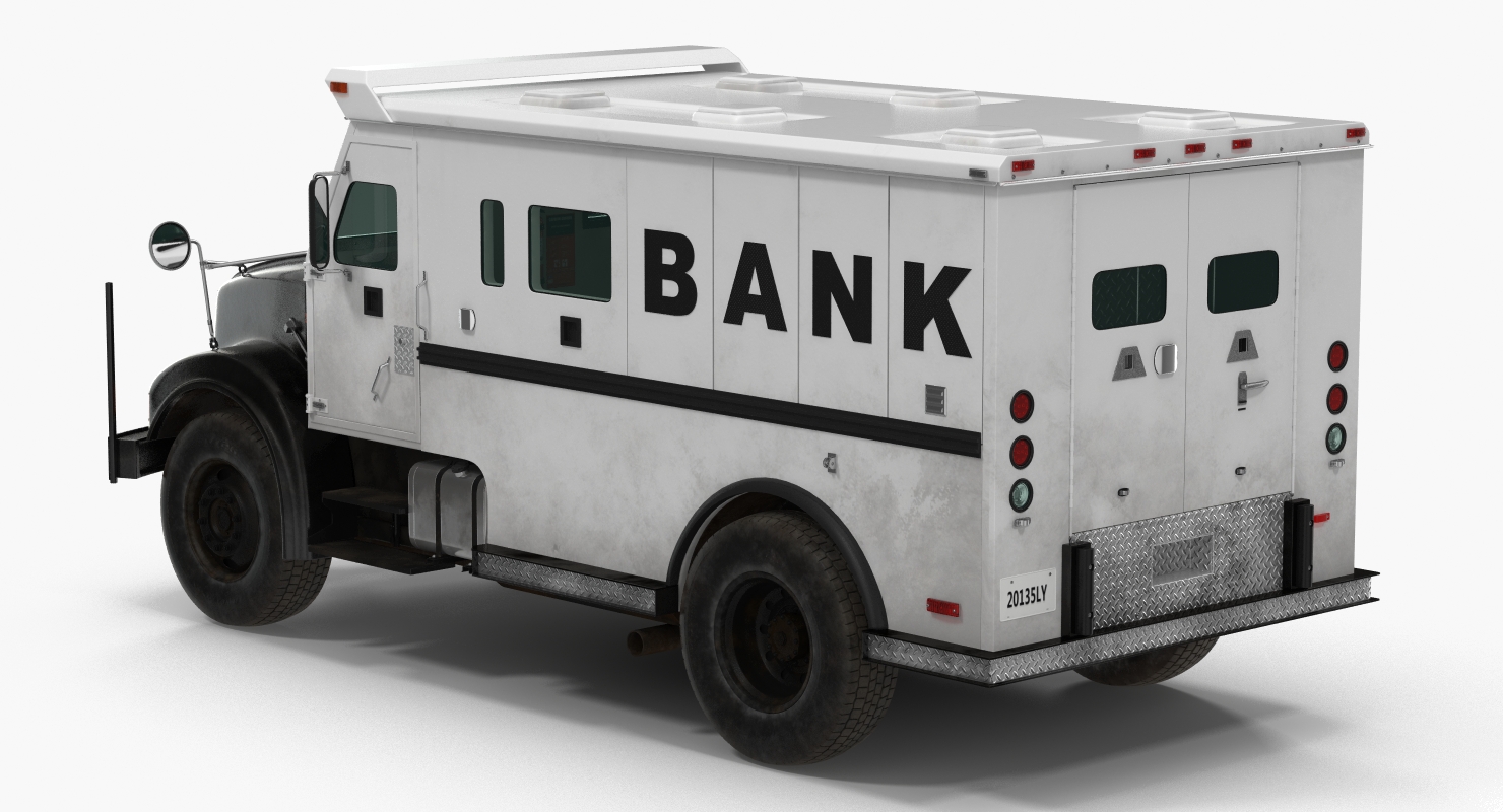 3D Bank Armored Car 2 model