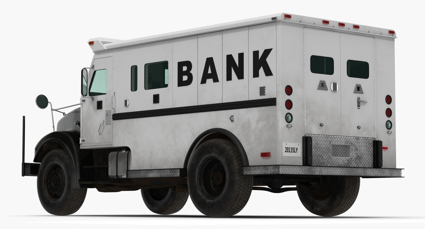 3D Bank Armored Car 2 model