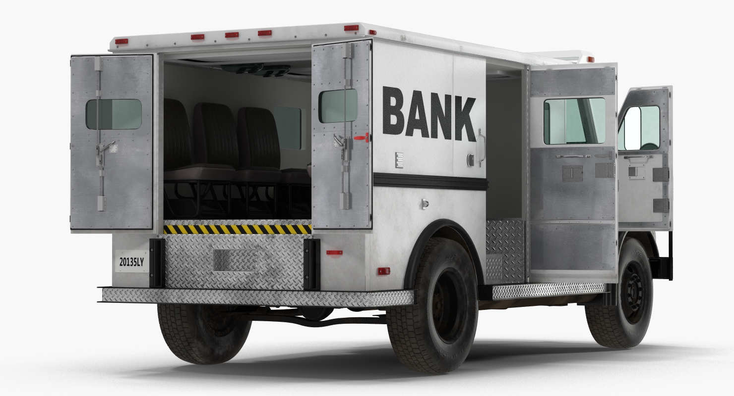 3D Bank Armored Car 2 model