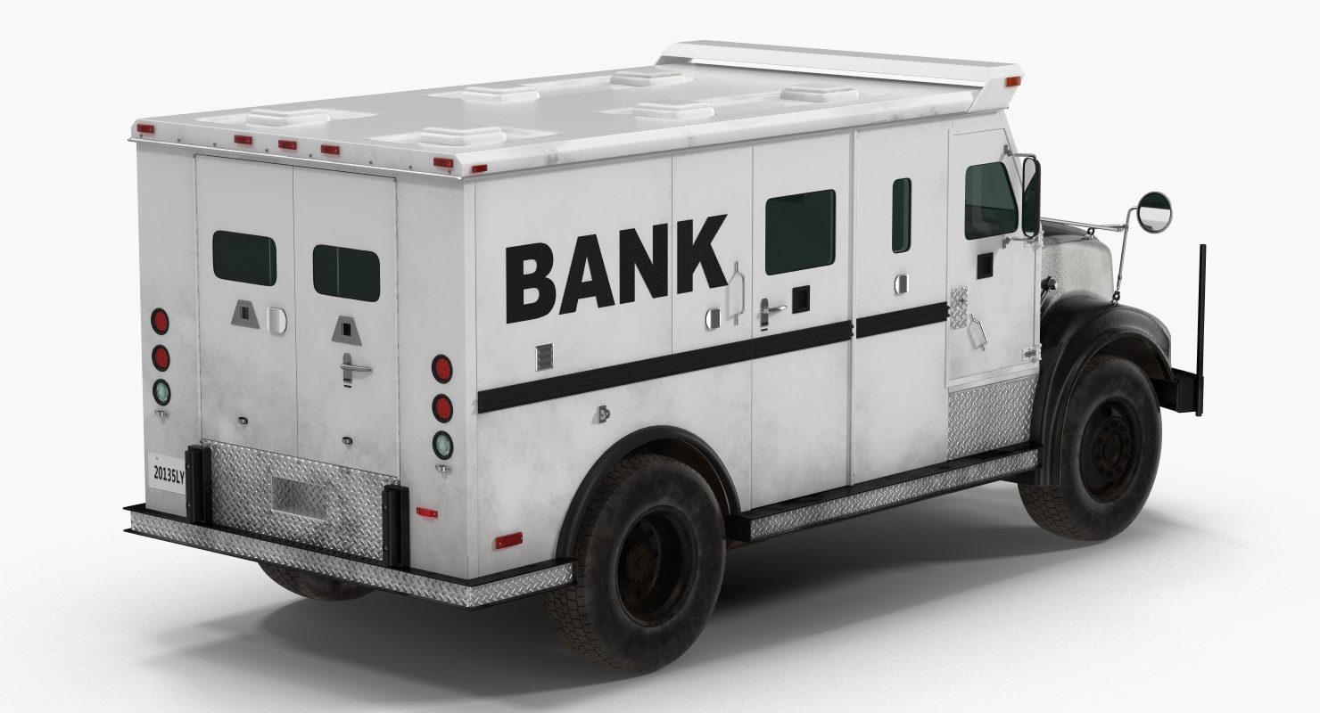 3D Bank Armored Car 2 model