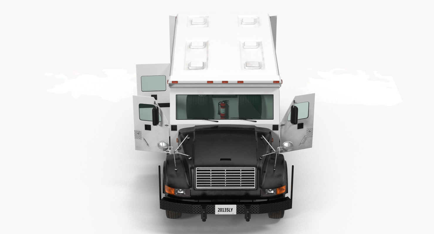 3D Bank Armored Car 2 model