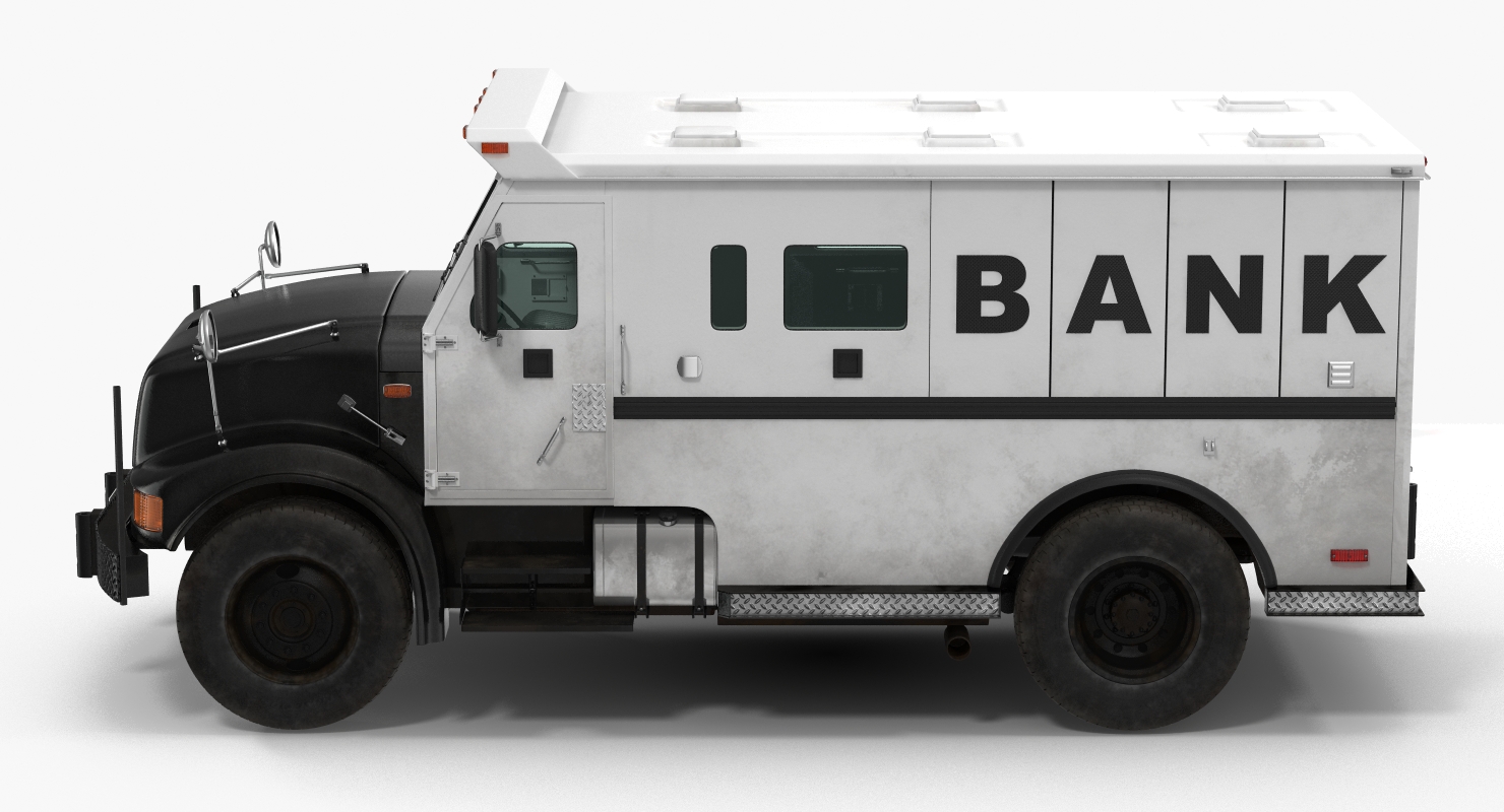 3D Bank Armored Car 2 model