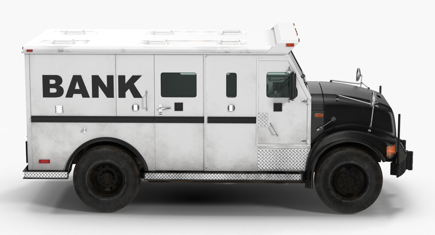 3D Bank Armored Car 2 model