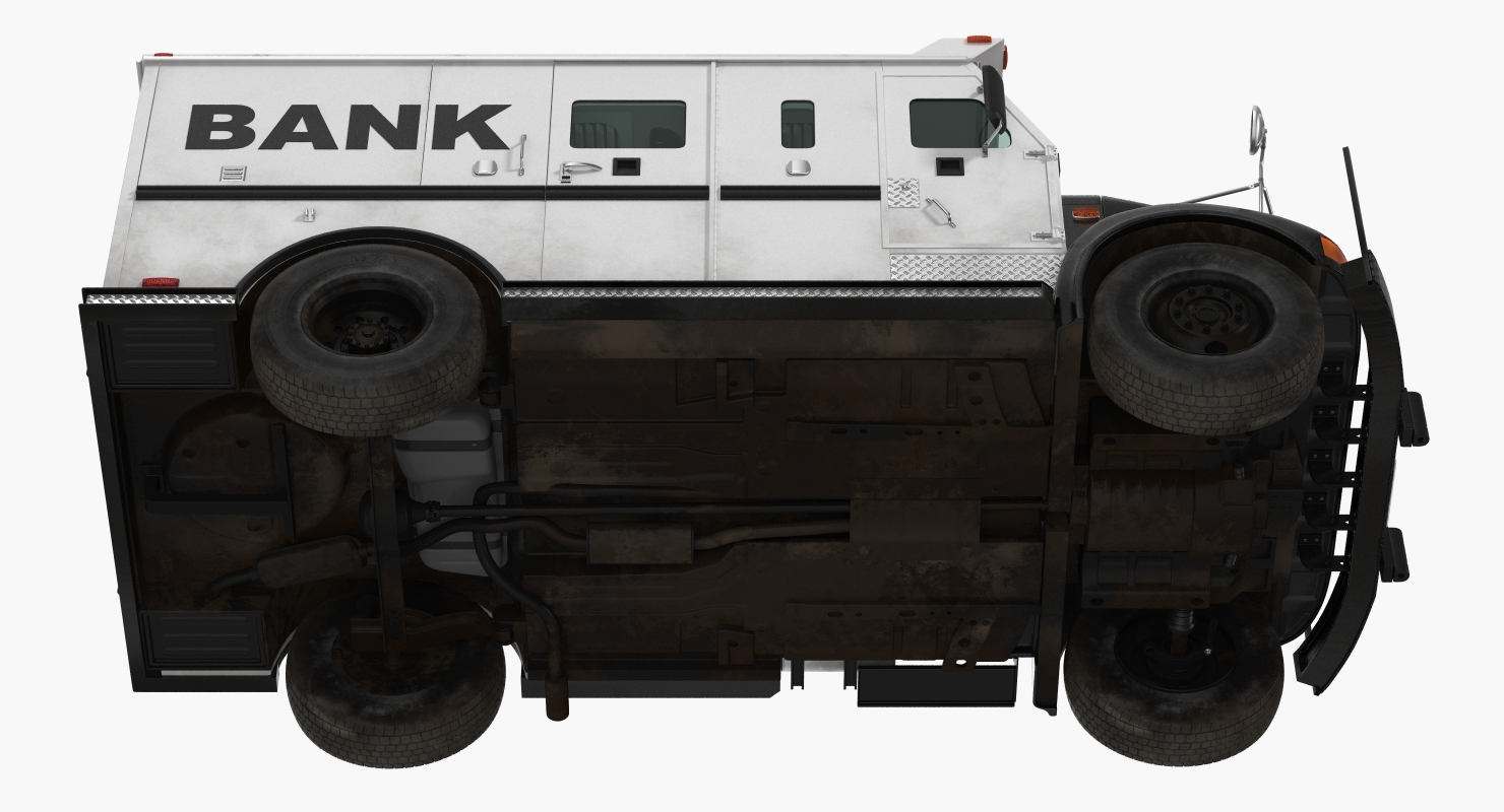 3D Bank Armored Car 2 model