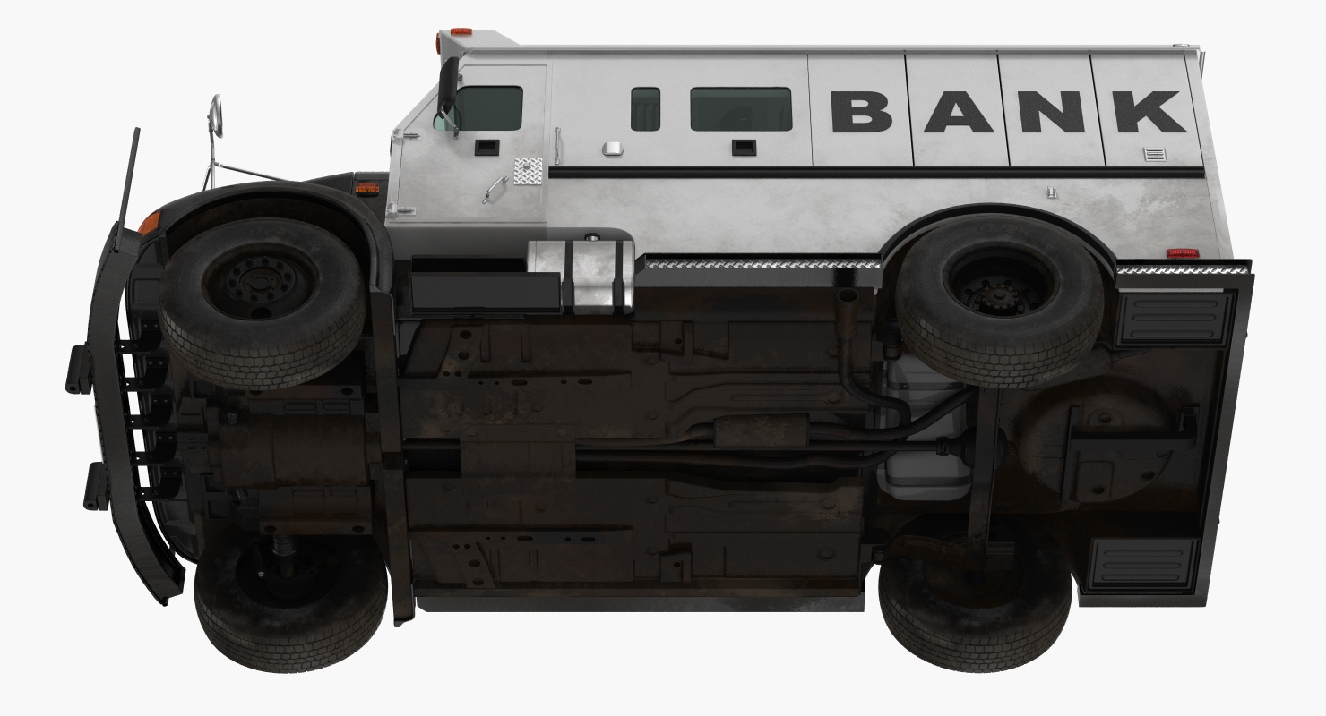 3D Bank Armored Car 2 model