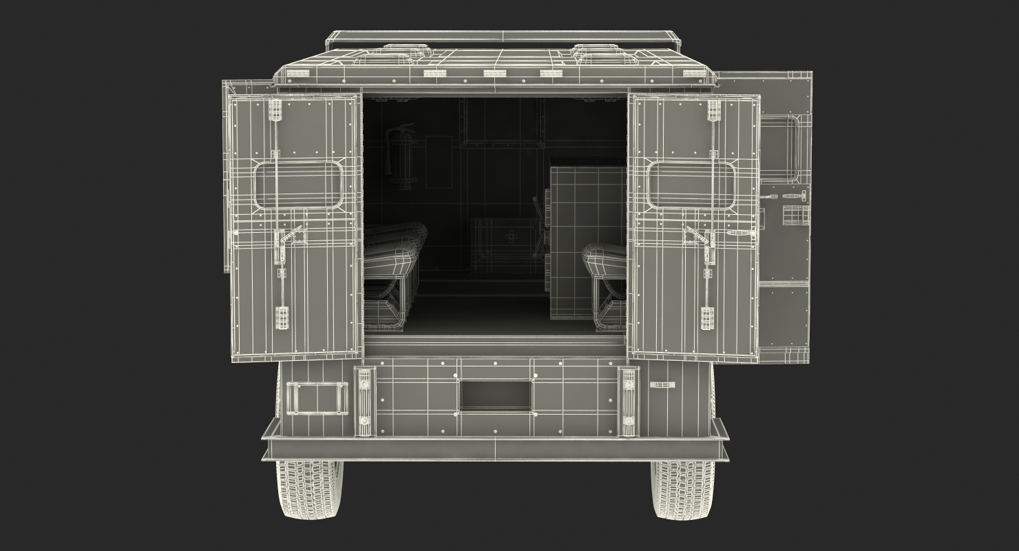 3D Bank Armored Car 2 model