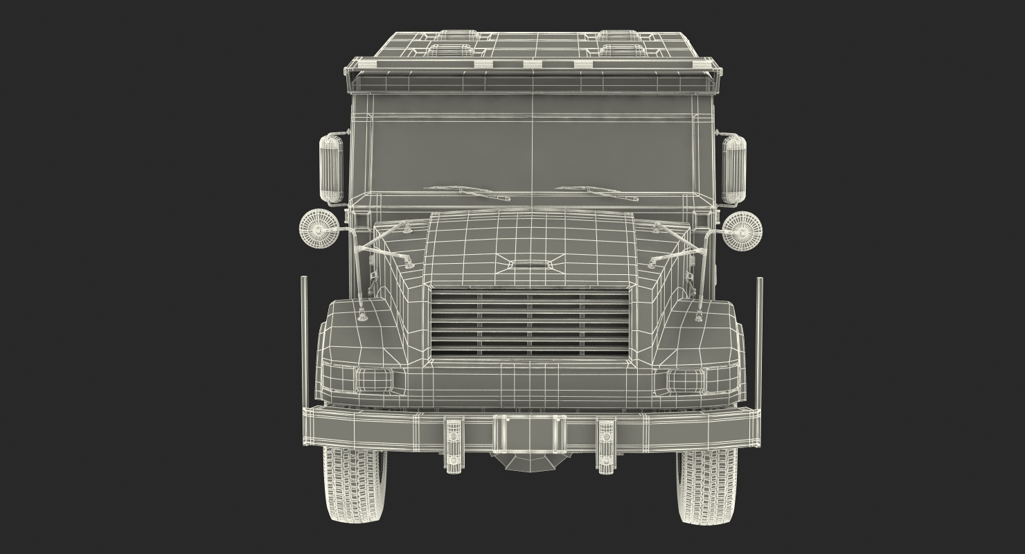 3D Bank Armored Car 2 model