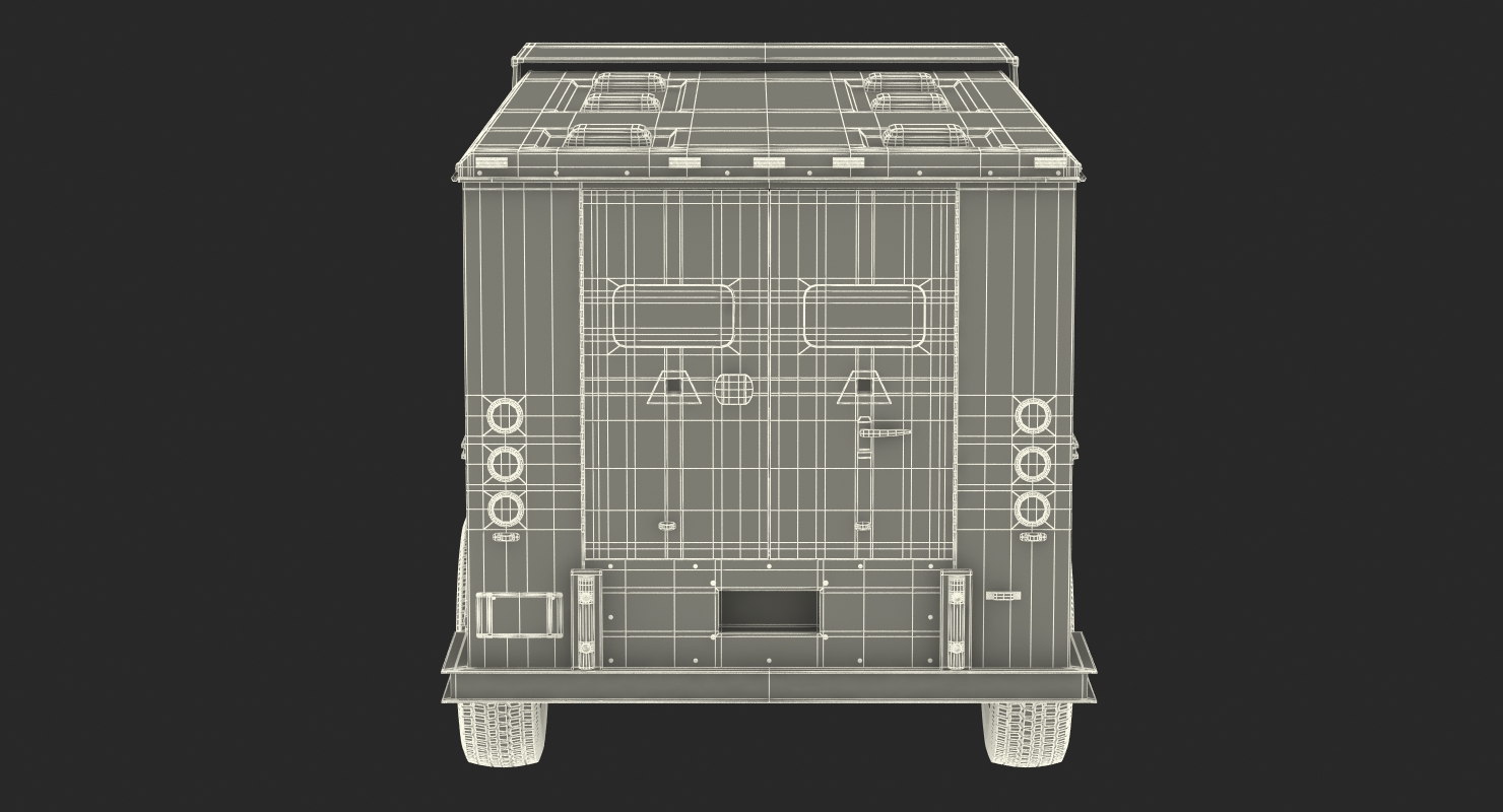 3D Bank Armored Car 2 model