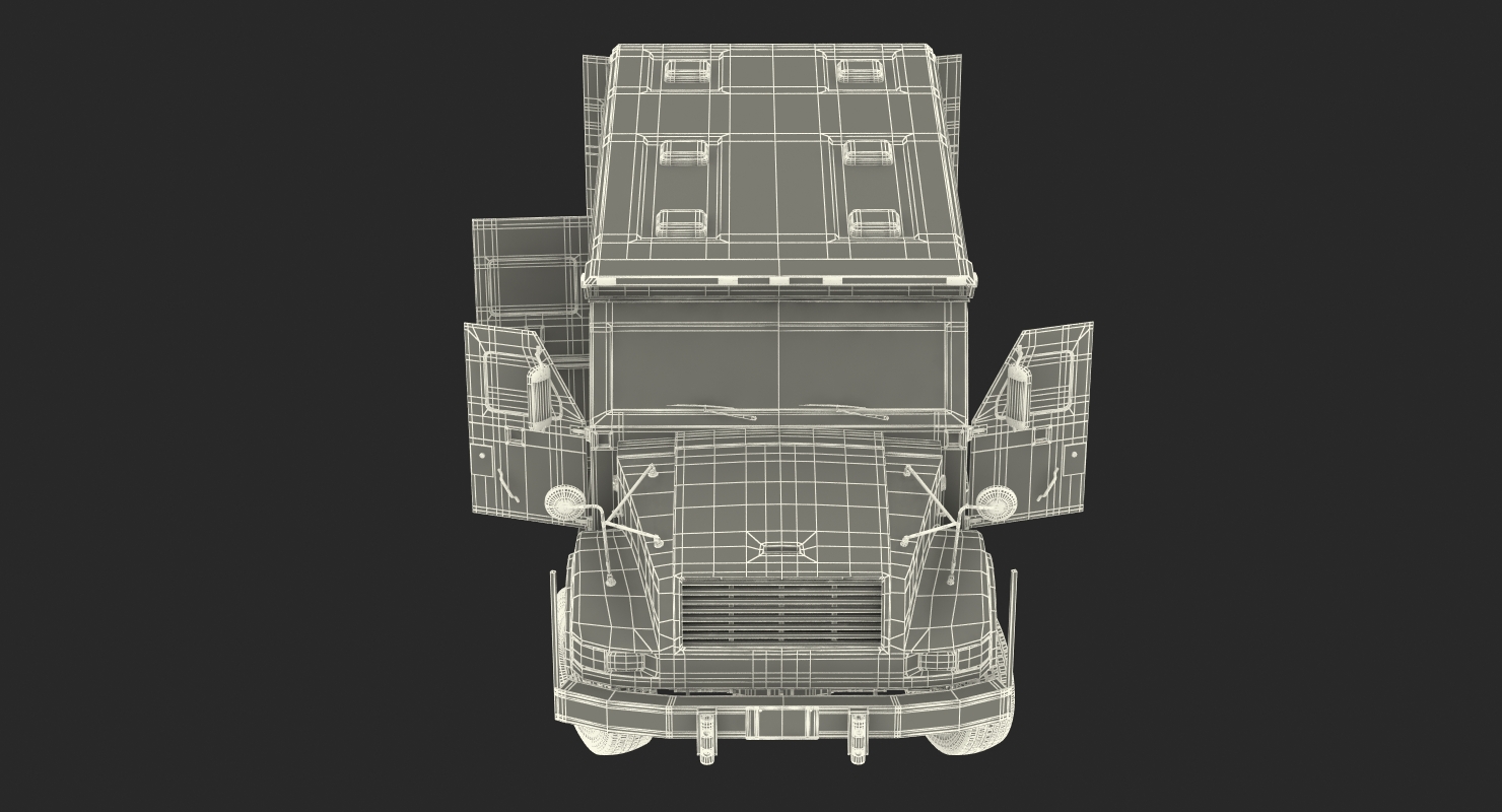 3D Bank Armored Car 2 model