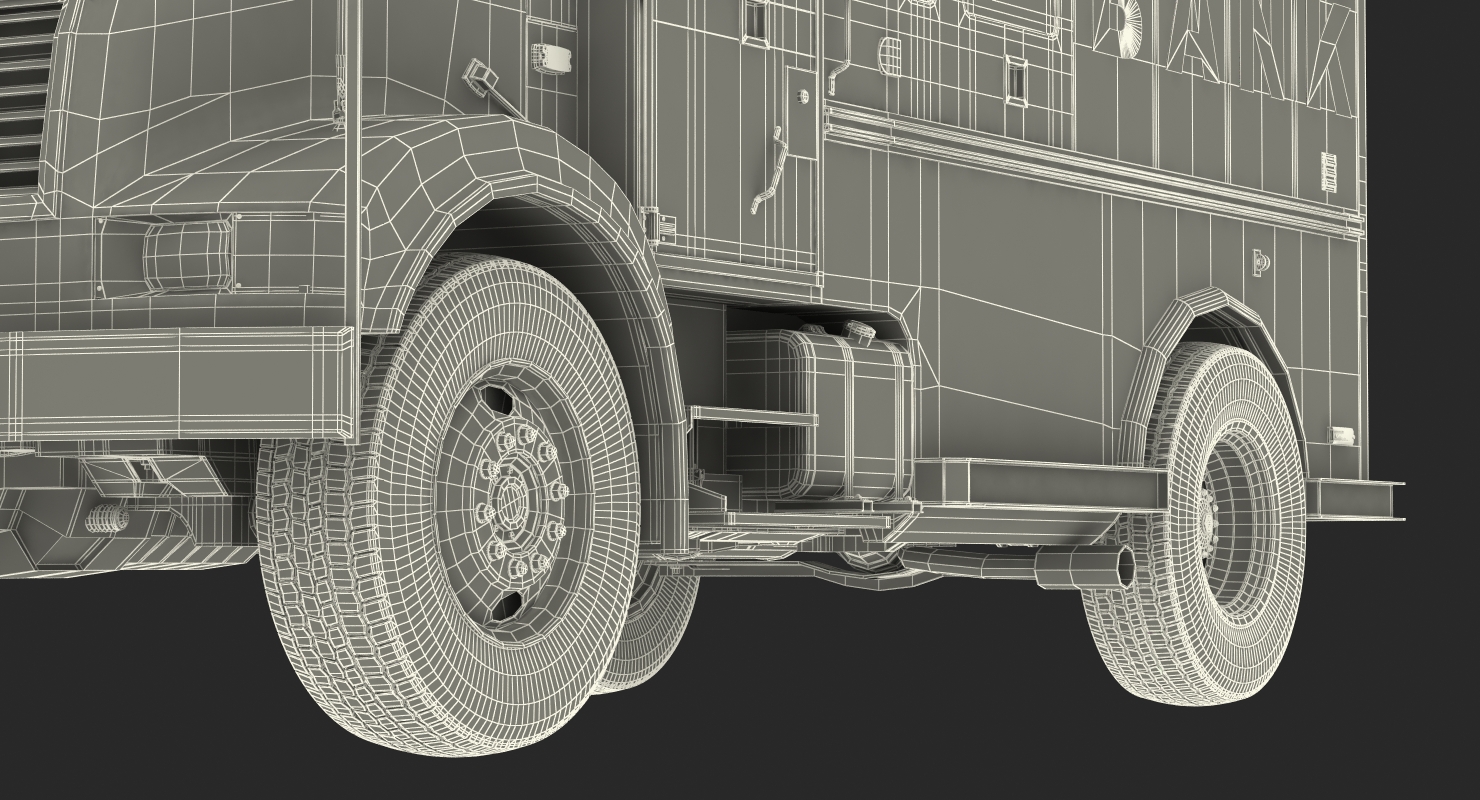 3D Bank Armored Car 2 model