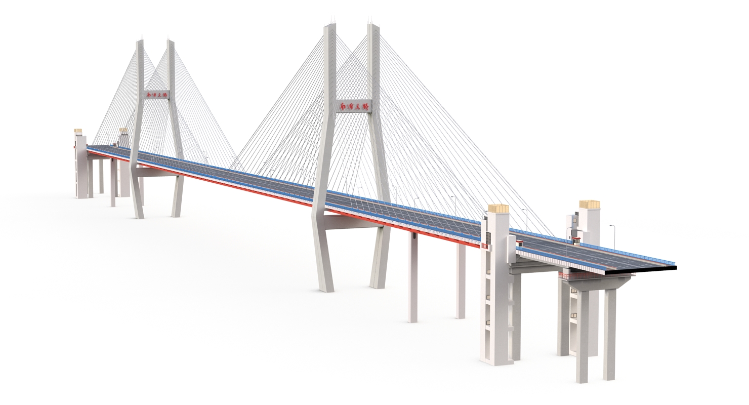 Nanpu Bridge 2 3D model