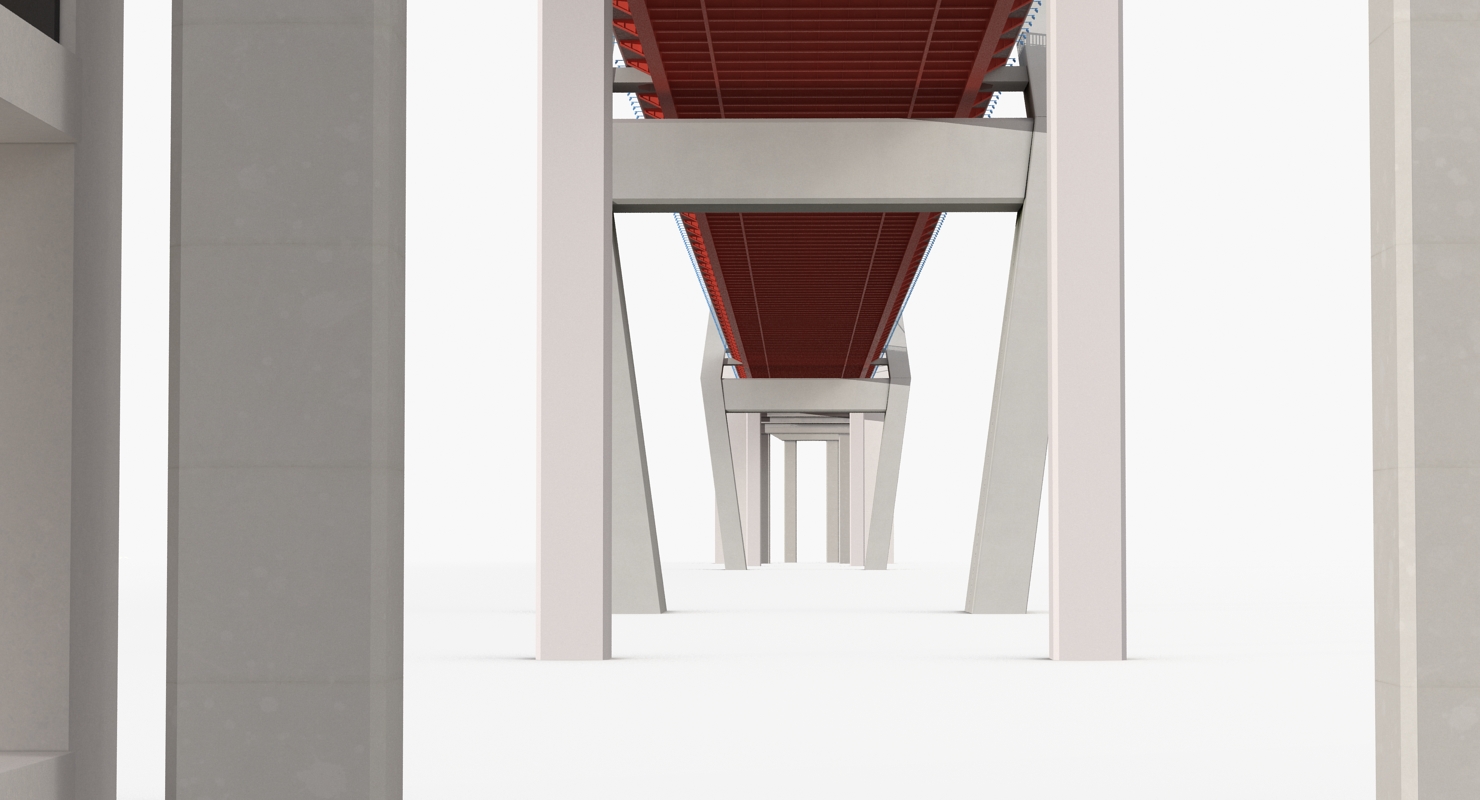 Nanpu Bridge 2 3D model