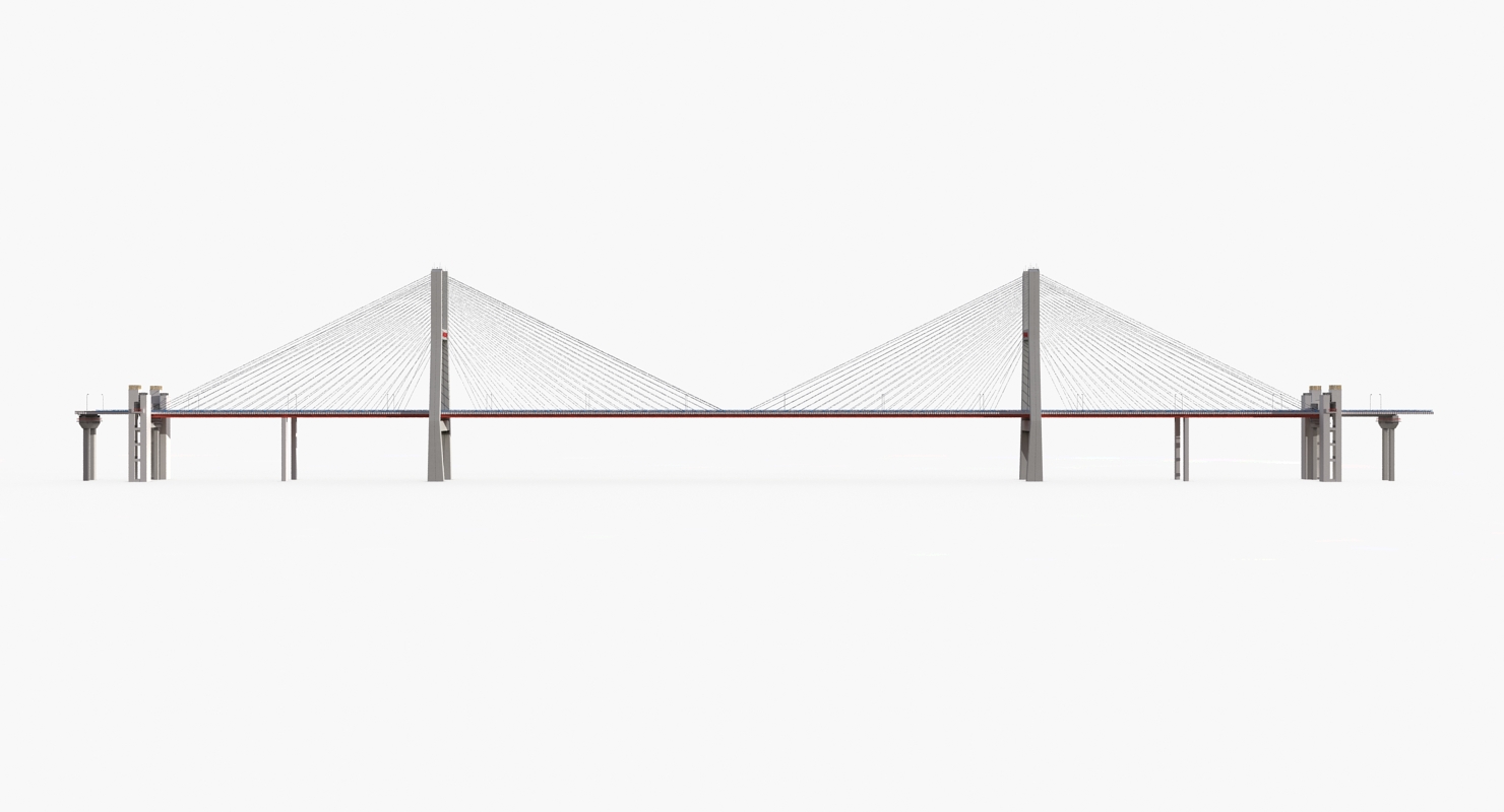 Nanpu Bridge 2 3D model