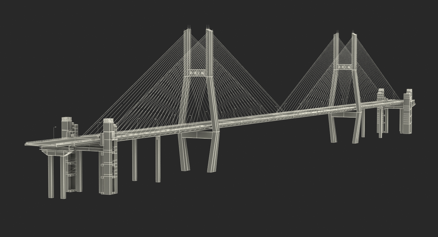 Nanpu Bridge 2 3D model