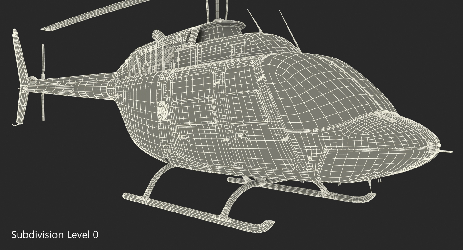 3D Bell 206 JetRanger Italian Army