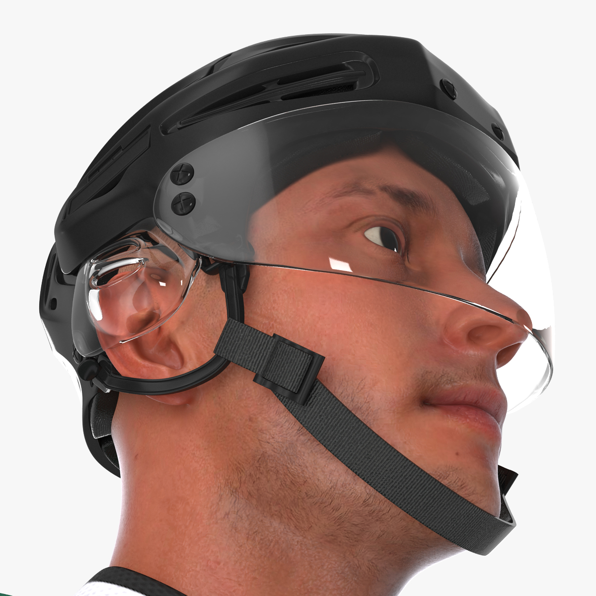 3D Hockey Player Generic