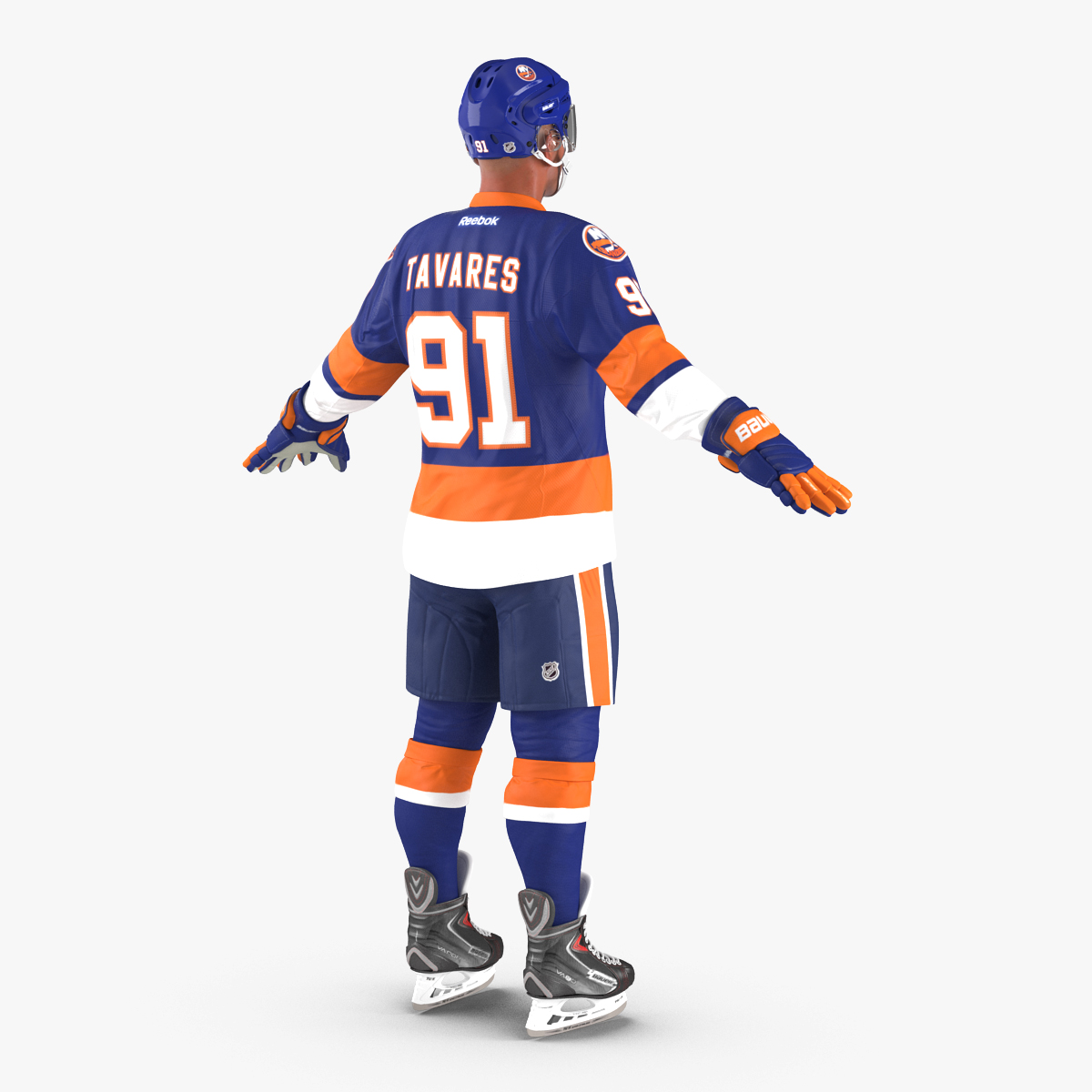 3D Hockey Player Islanders model