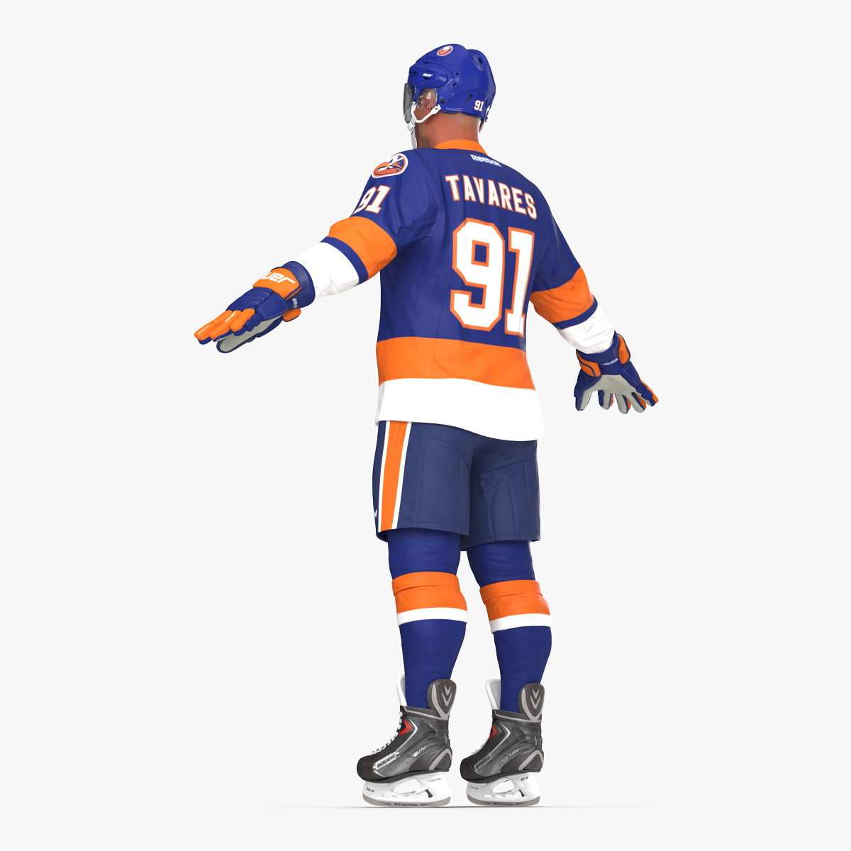 3D Hockey Player Islanders model