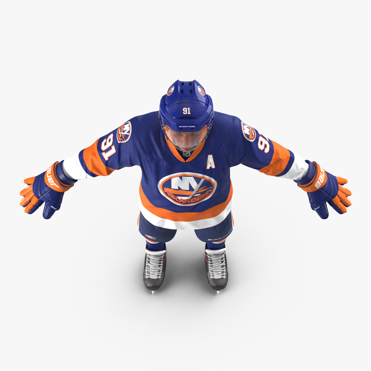 3D Hockey Player Islanders model