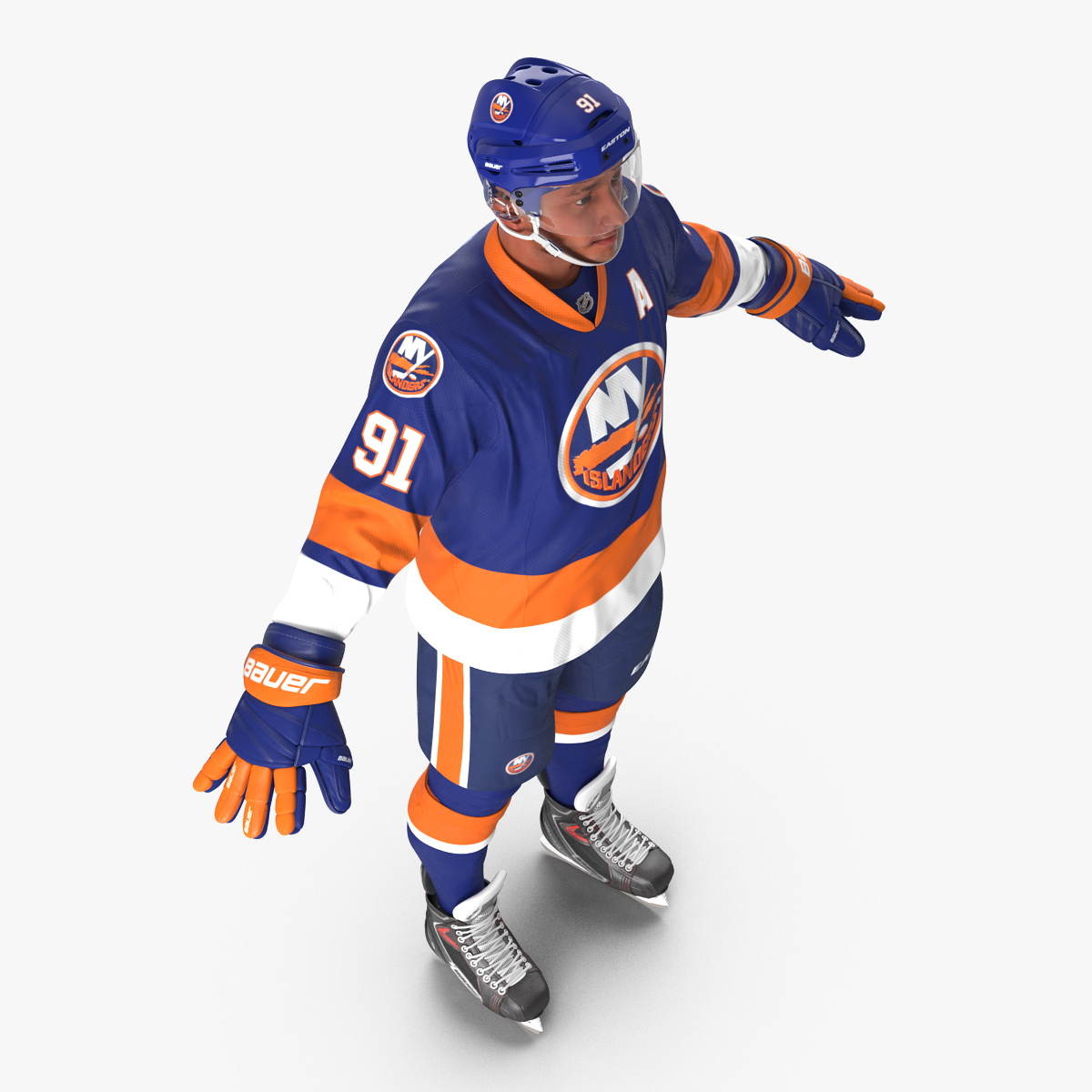 3D Hockey Player Islanders model